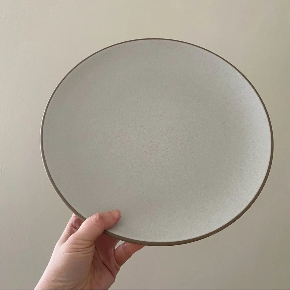 $58 New Heath Ceramics Sand Color Coupe Dinner Plate 11'' Diameter 0720-7